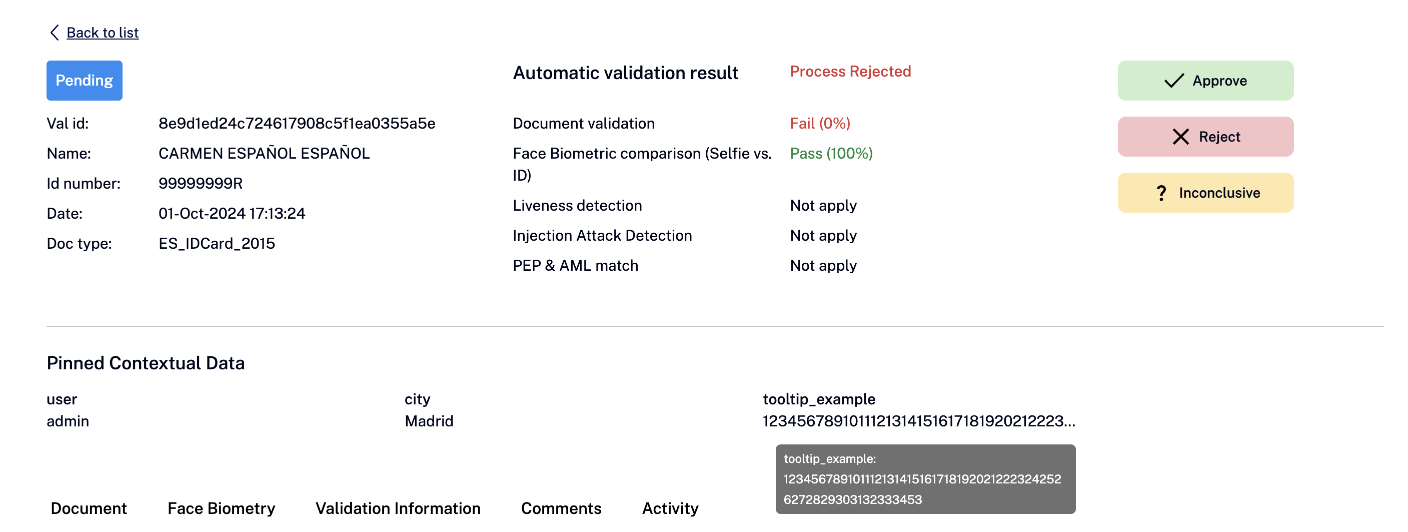 Pinned Contextual Data Tooltip PinnedContextualDataTooltip