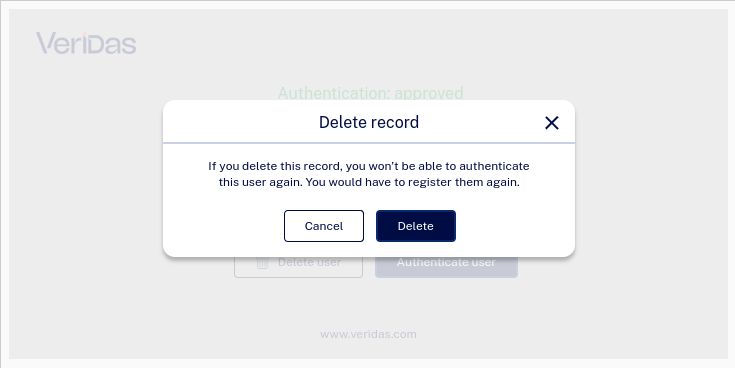Agent Delete Popup