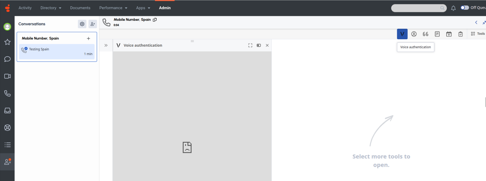 Genesys Cloud Interaction Widget Error